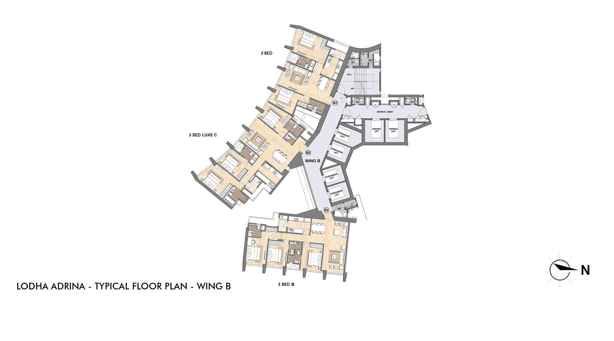 LODHA-ADRINA-TYPICAL-FLOOR-PLAN-B-WING