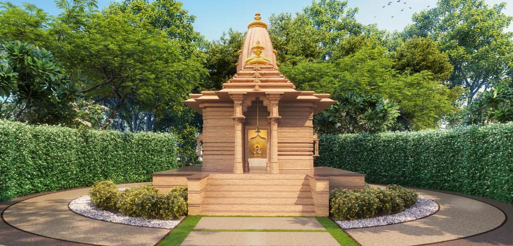 Lodha-Stella-Thane-Temple-View