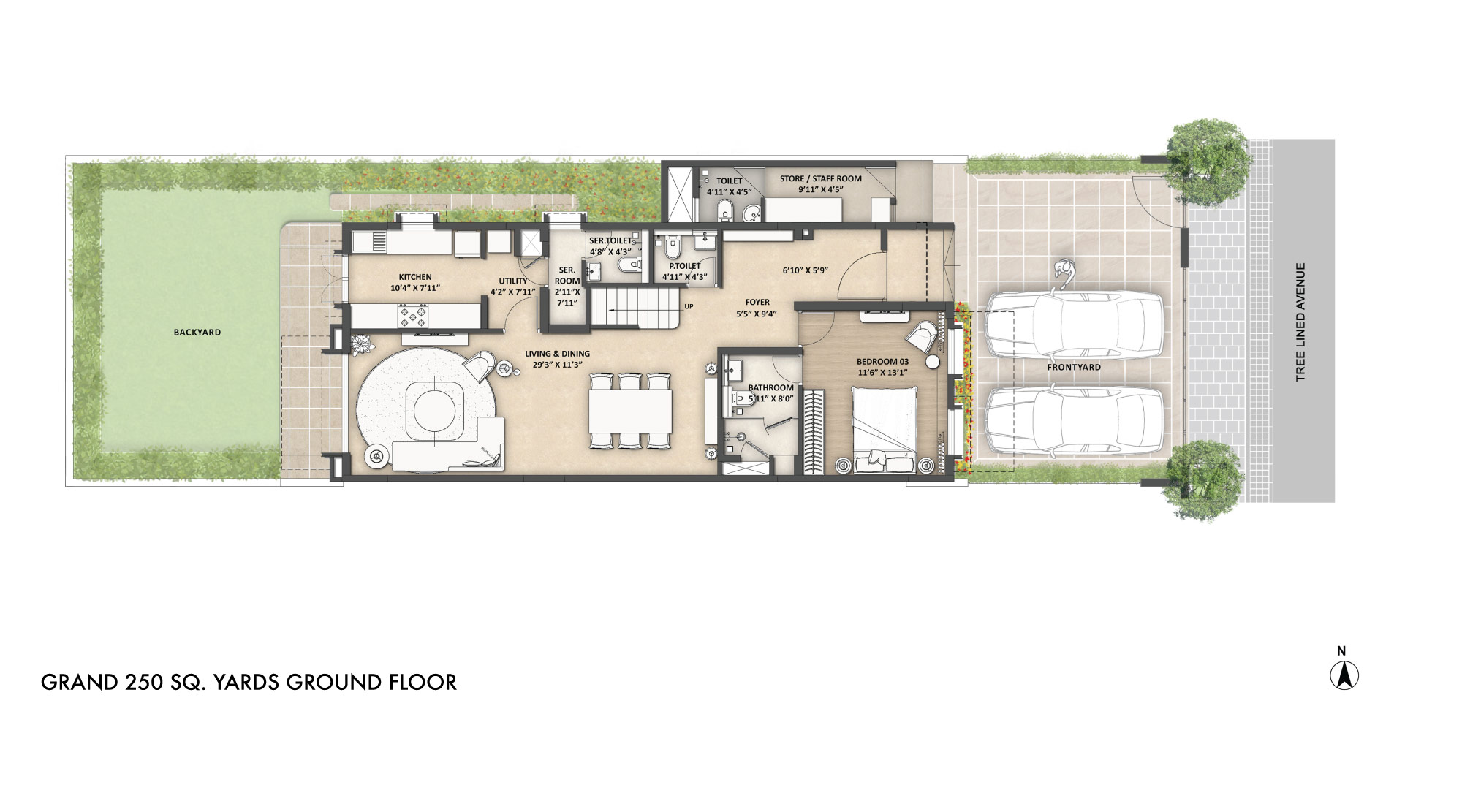Lodha-Villa-Royale-Gold-Grand-250-Sq-Yds-Ground-Floor-Unit-Plan