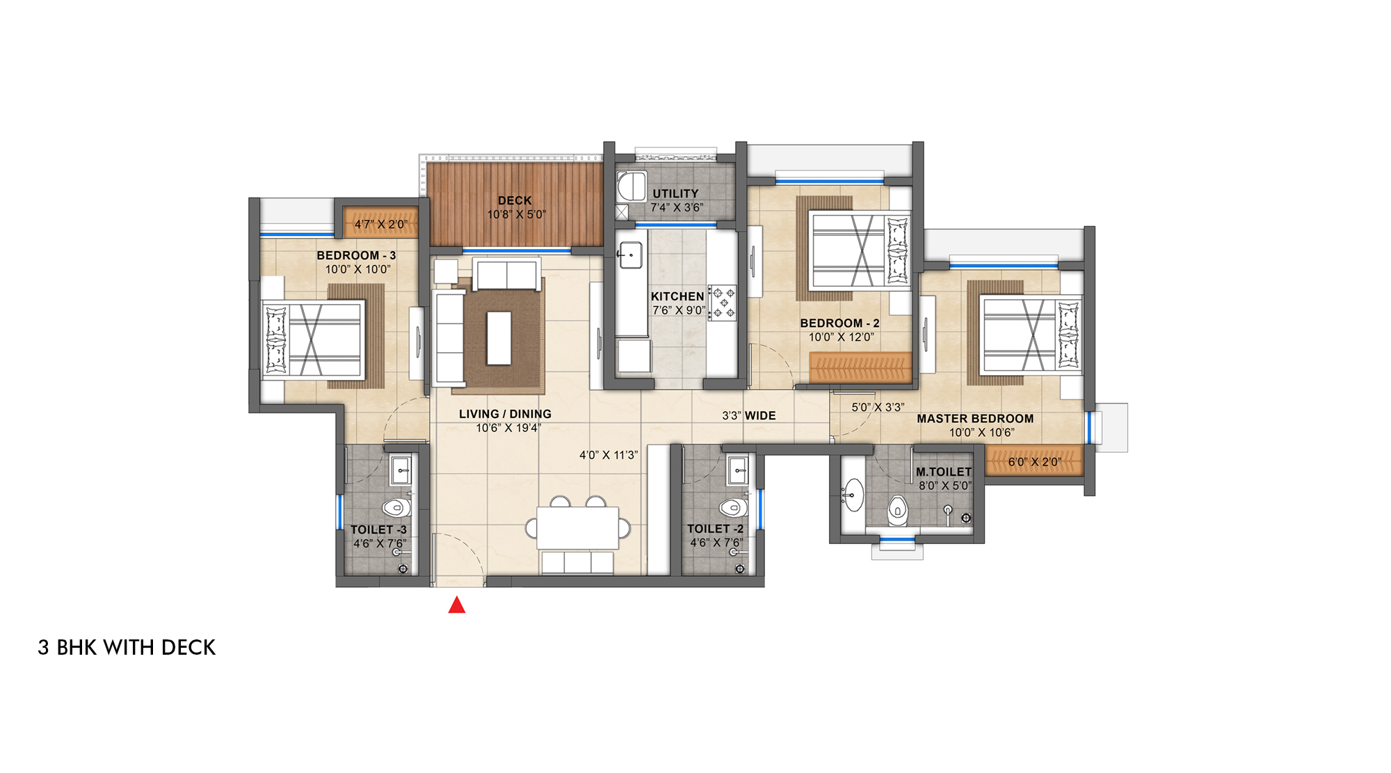 Lodha-casa-premier-3-bhk-activation-floor-unit-plan-3-bhk-with-deck-dk-final
