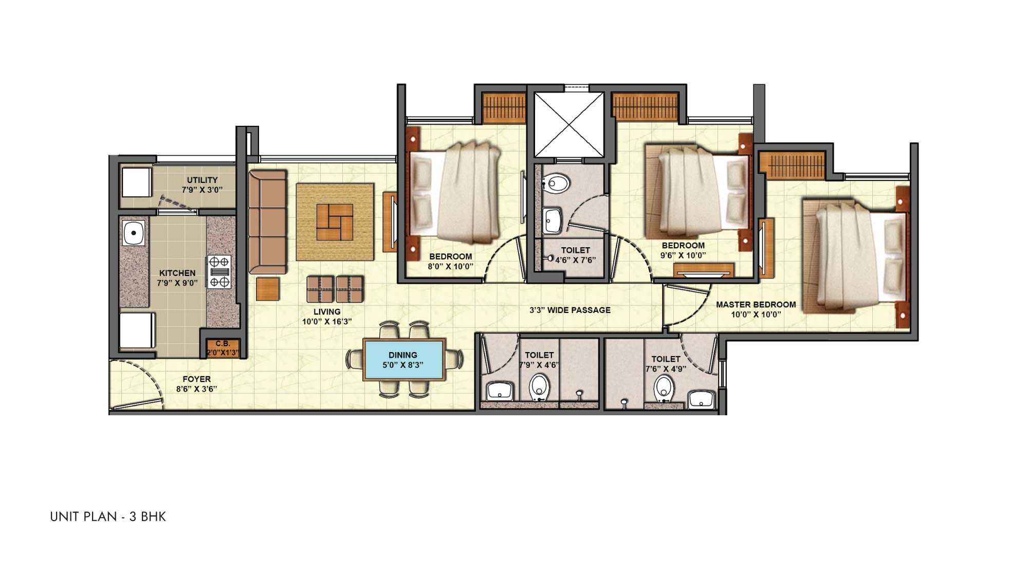 lodha-palava-ready-homes-FLOOR-UNIT-PLAN-3-BHK