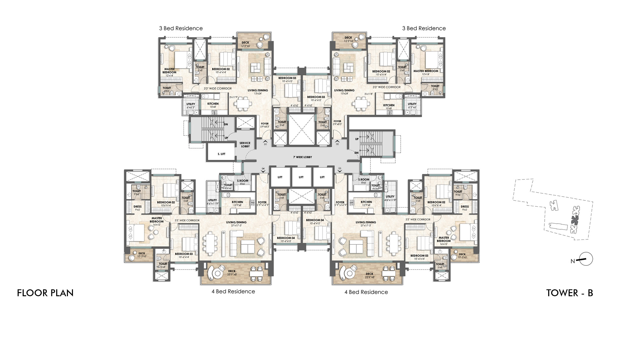 Lodha-Azur-Bengaluru-FLOOR-PLAN-TOWER-B