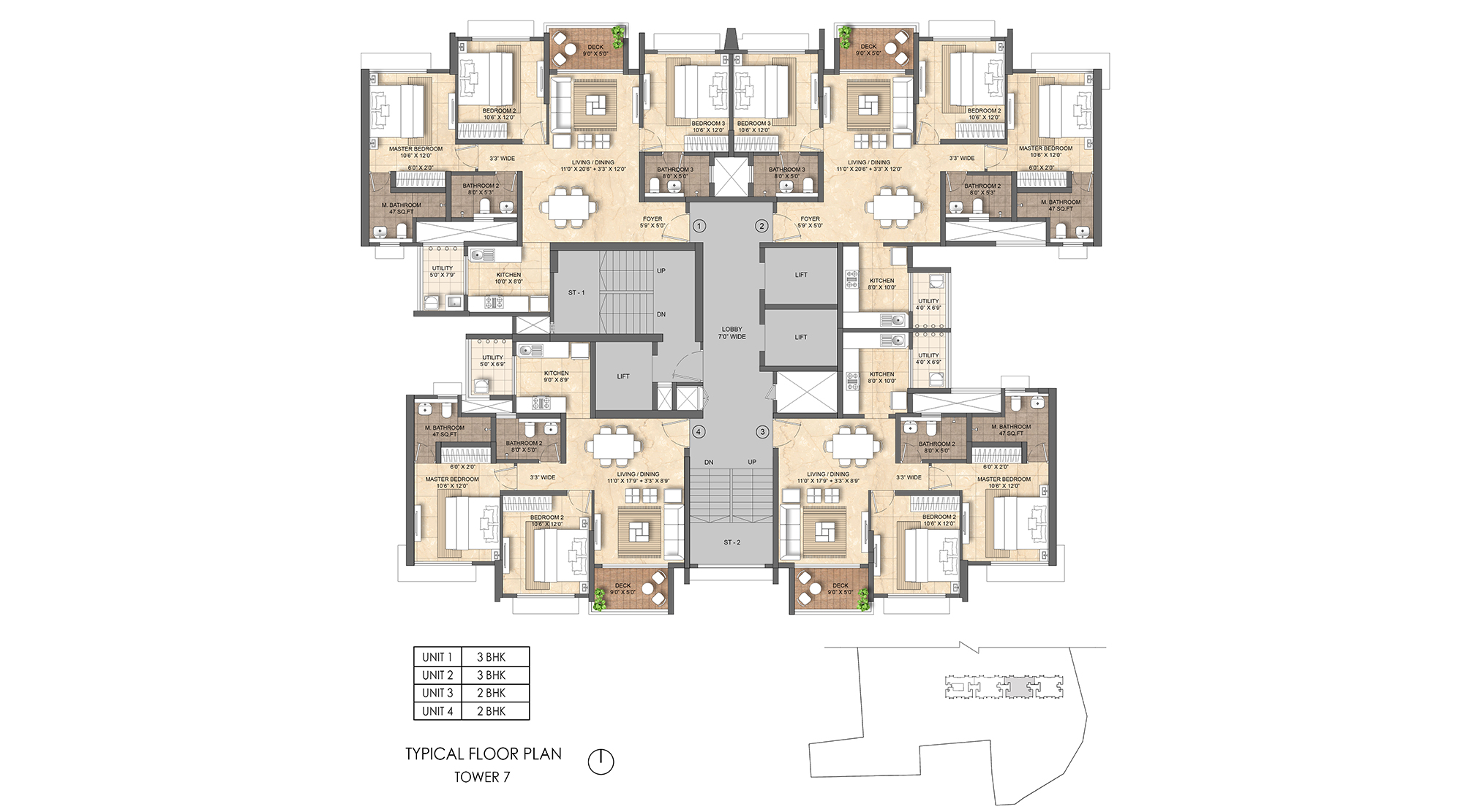 Lodha-Bella-Vita-Typical-Floor-Plan