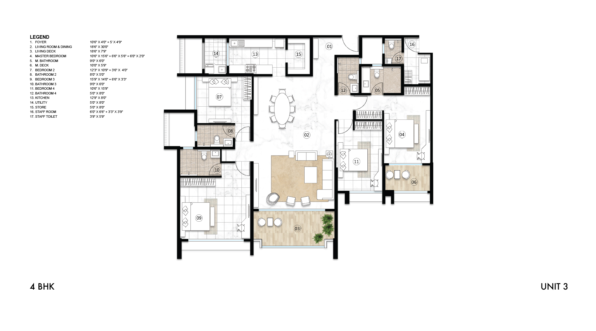 Lodha-Estilo-Floor-Unit-3-Plan