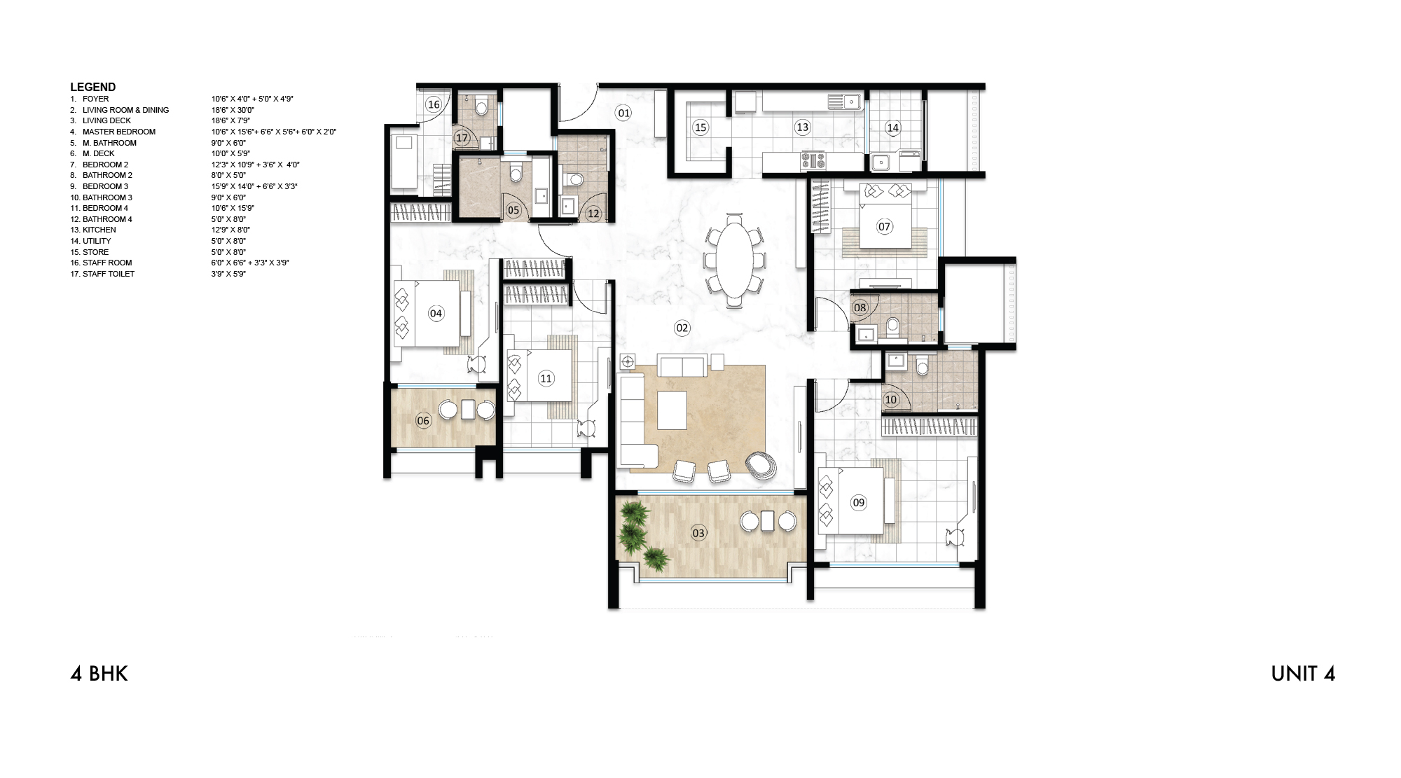Lodha-Estilo-Floor-Unit-4-Plan