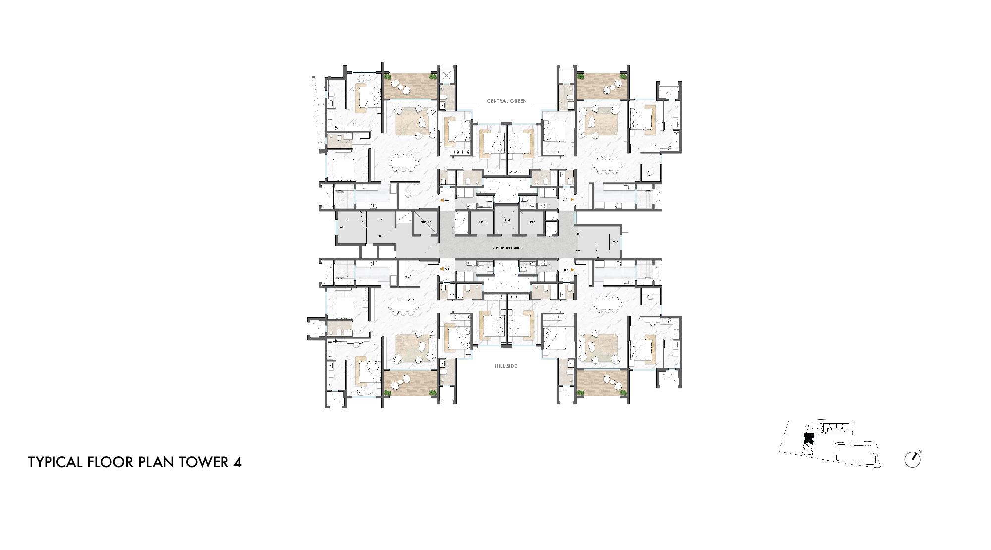 Lodha-Massimo-Baner-Pune-T4-TYPICAL-FLOOR-PLAN