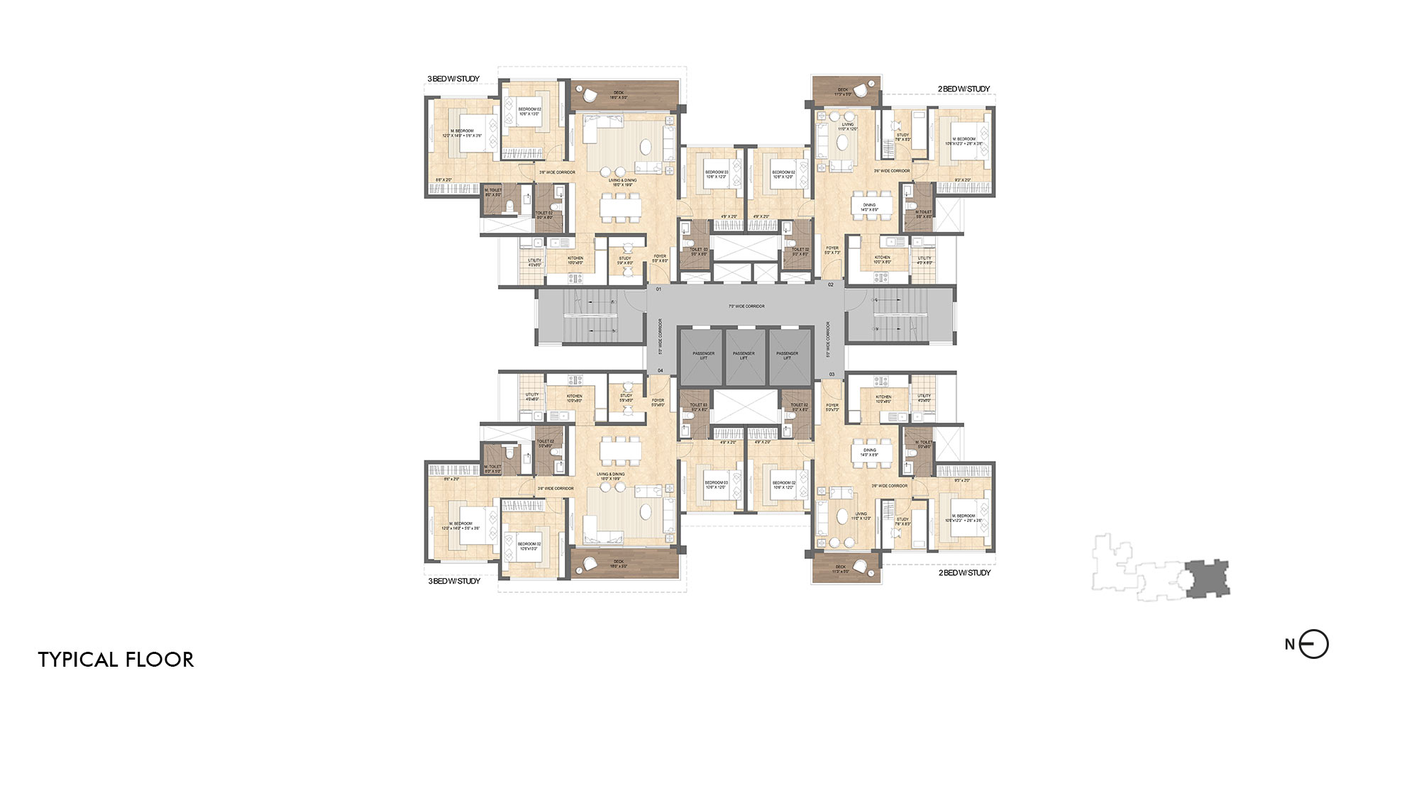 Lodha-Mirabelle-Bangalore-tower-5-Typical-floor-plan