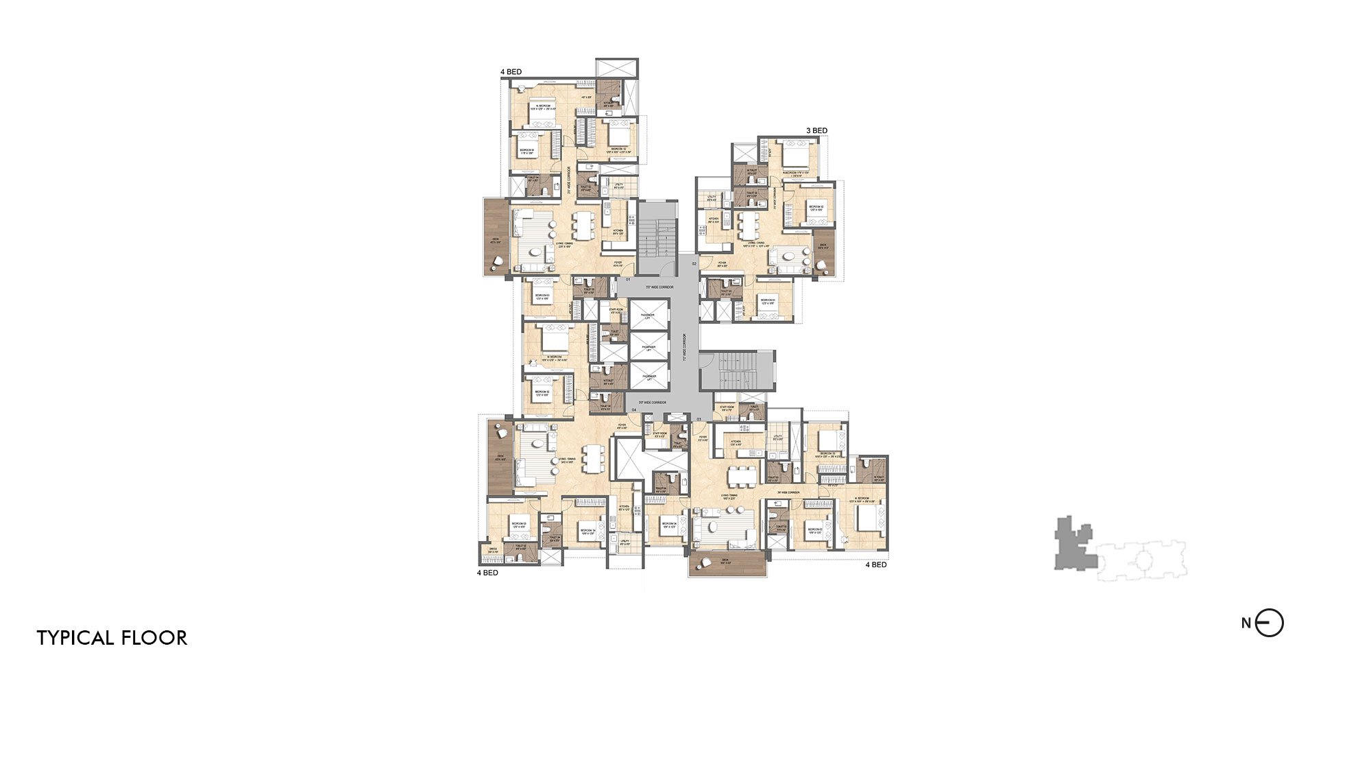 Lodha-Mirabelle-Bangalore-tower-7-Typical-floor-plan